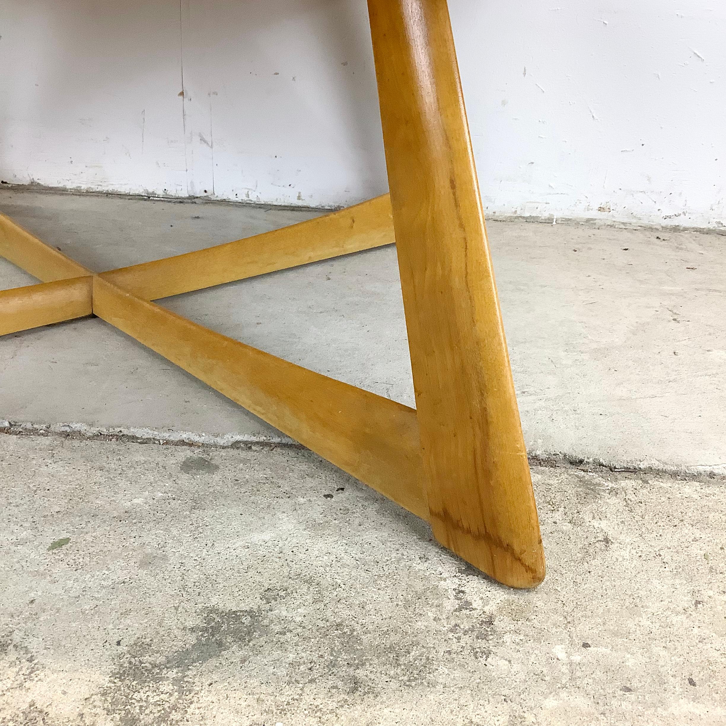 Heywood Wakefield table basse à base en X en vente 4