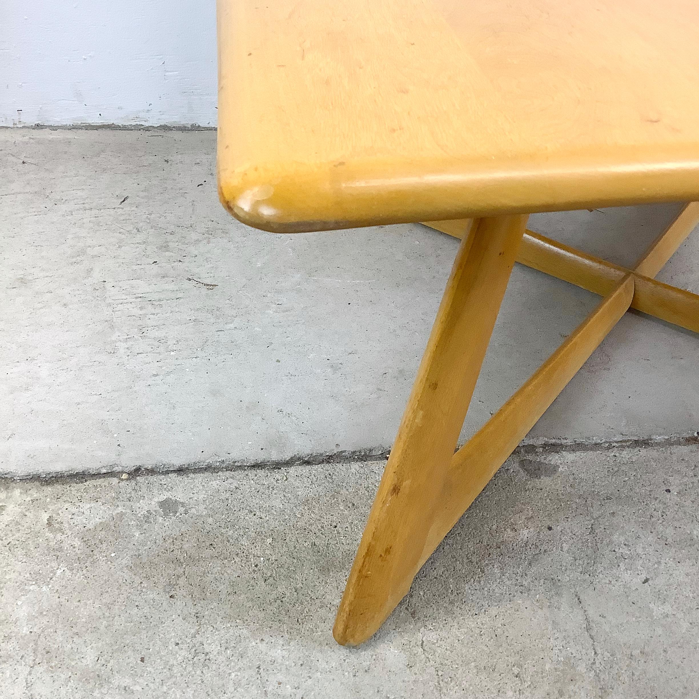 Autre Heywood Wakefield table basse à base en X en vente