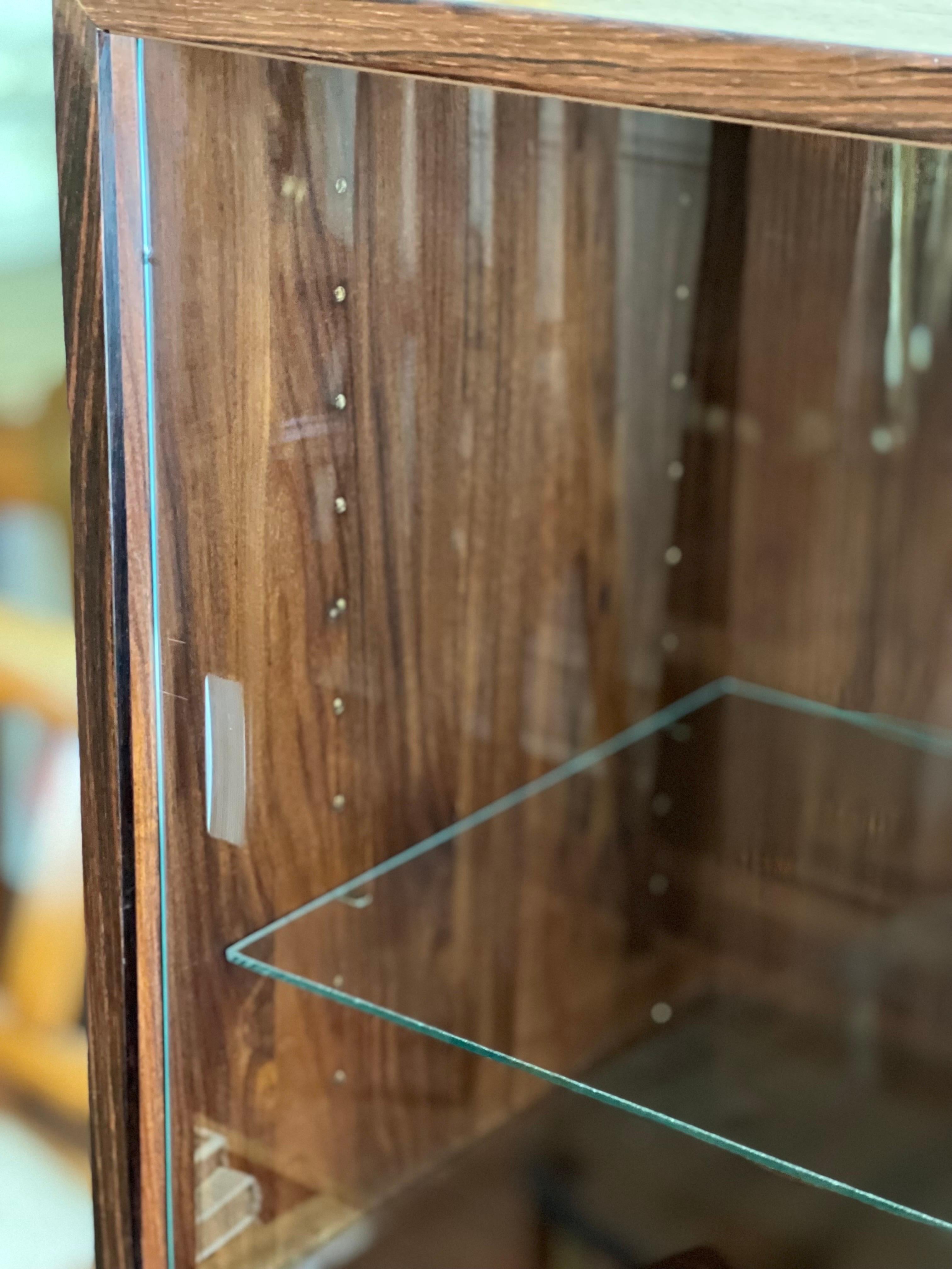 Mid-20th Century HG Furniture Danish Teak Floating Wall Cabinets, a Pair