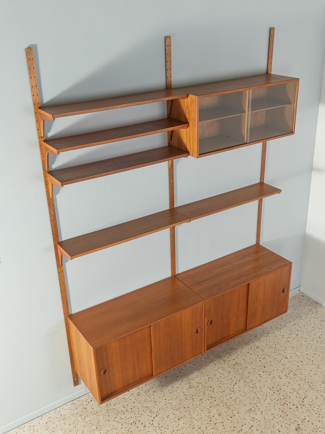 Hg Furniture Shelving System, 1960s Wall Shelf In Good Condition In Neuss, NW