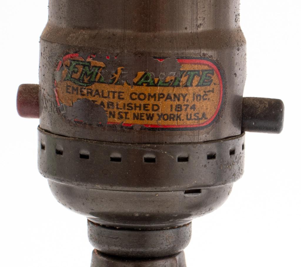 H.G. McFaddin & Co. Emeralite Bellova Lamps, 2 In Good Condition In Astoria, NY