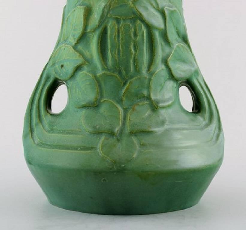 20th Century Höganäs Art Nouveau Ceramic Vase