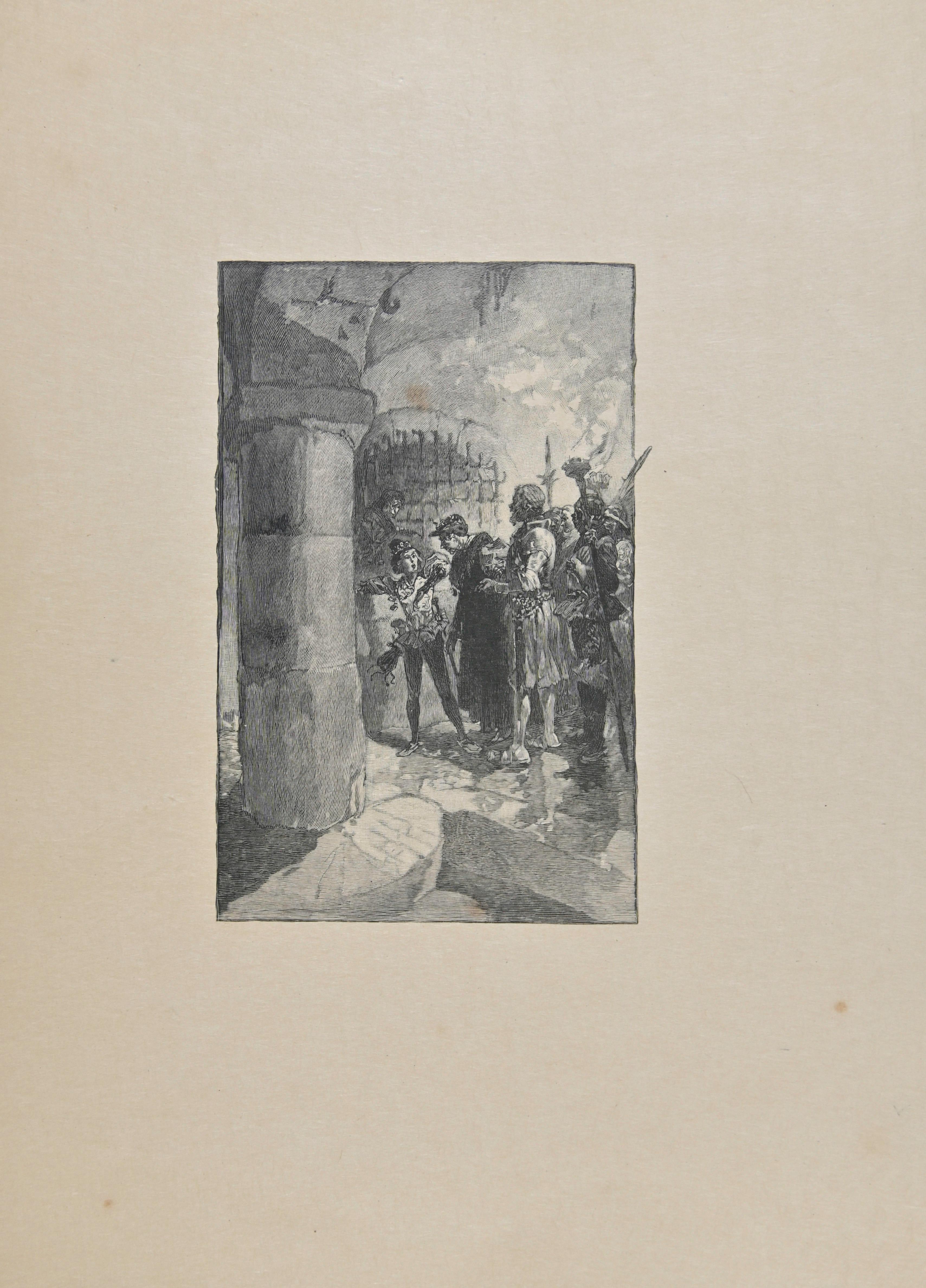 Petits Contes à ma Sœur  is a Lithograph on paper realized by Hégésippe Moreau,  dated 1838 s.

The artwork  is in good condition . 

Hégésippe Moreau (1810-1838) was a French lyric poet. The romantic myth was solidified by the publication of his