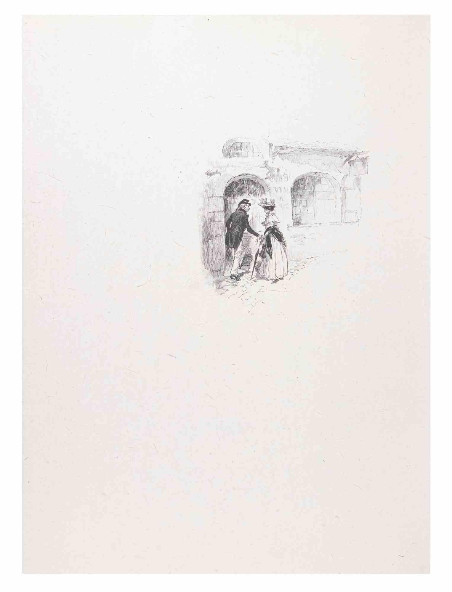 Petits Contes à ma Sœur - Lithograph by Hégésippe Moreau - 1838