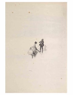 Petits Contes à ma Sœur - Lithographie d'Hégésippe Moreau - 1838