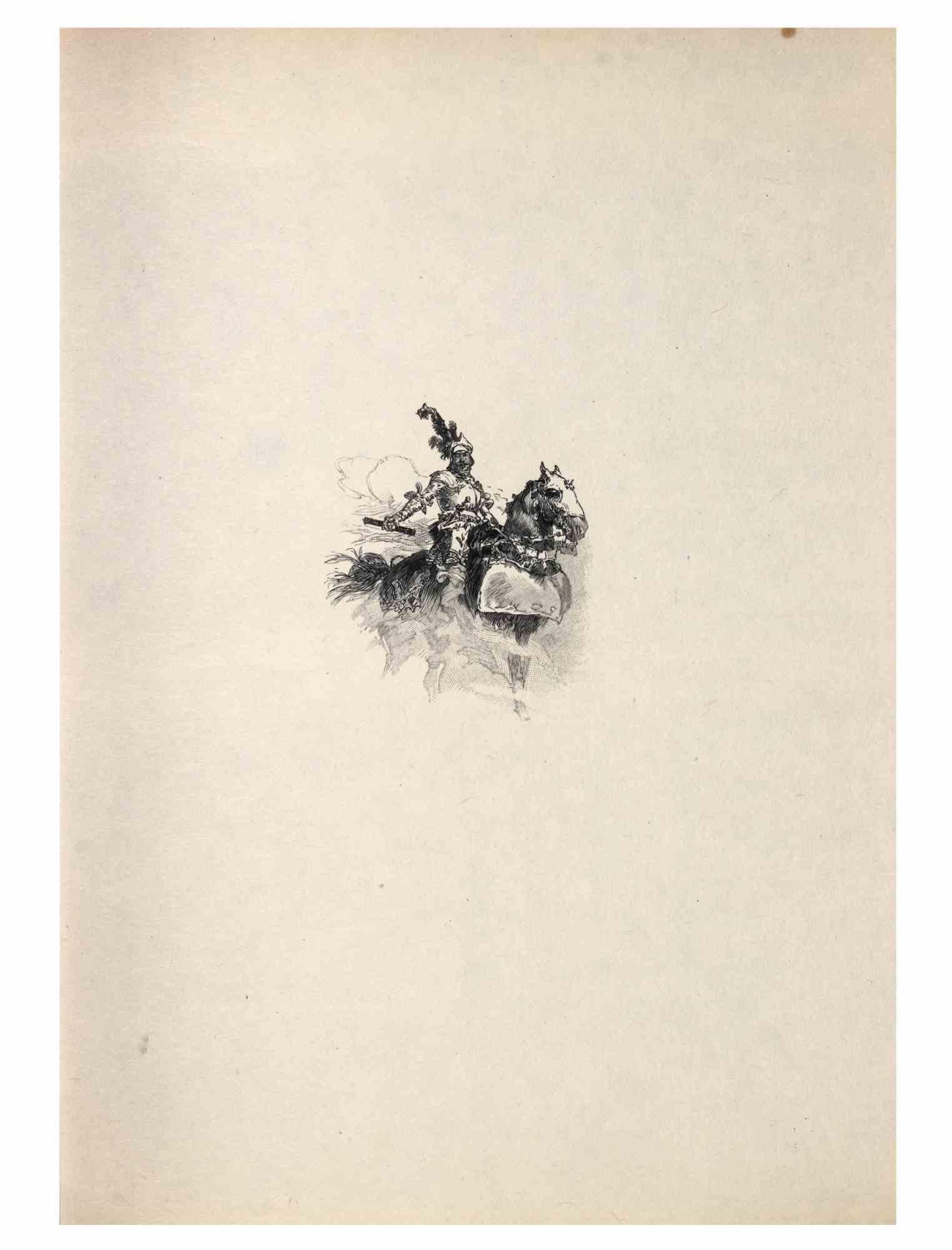 Petits Contes à ma Sœur is a Lithograph on paper realized by Hégésippe Moreau in 1838.

The artwork is in good condition.

Hégésippe Moreau (1810-1838) was a French lyric poet. The romantic myth was solidified by the publication of his complete
