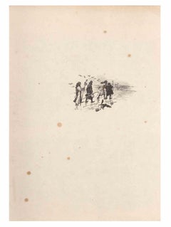 Antique Petits Contes à ma Sœur - Lithograph by Hégésippe Moreau - 1838