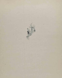 The Observation - Lithograph by Hégésippe Moreau - 1838