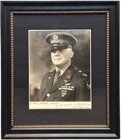 H.H. "HAP" Arnold Signed and Inscribed Photograph, to Maj. Albert Haney