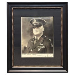 H.H. "HAP" Arnold Signed and Inscribed Photograph, to Maj. Albert Haney