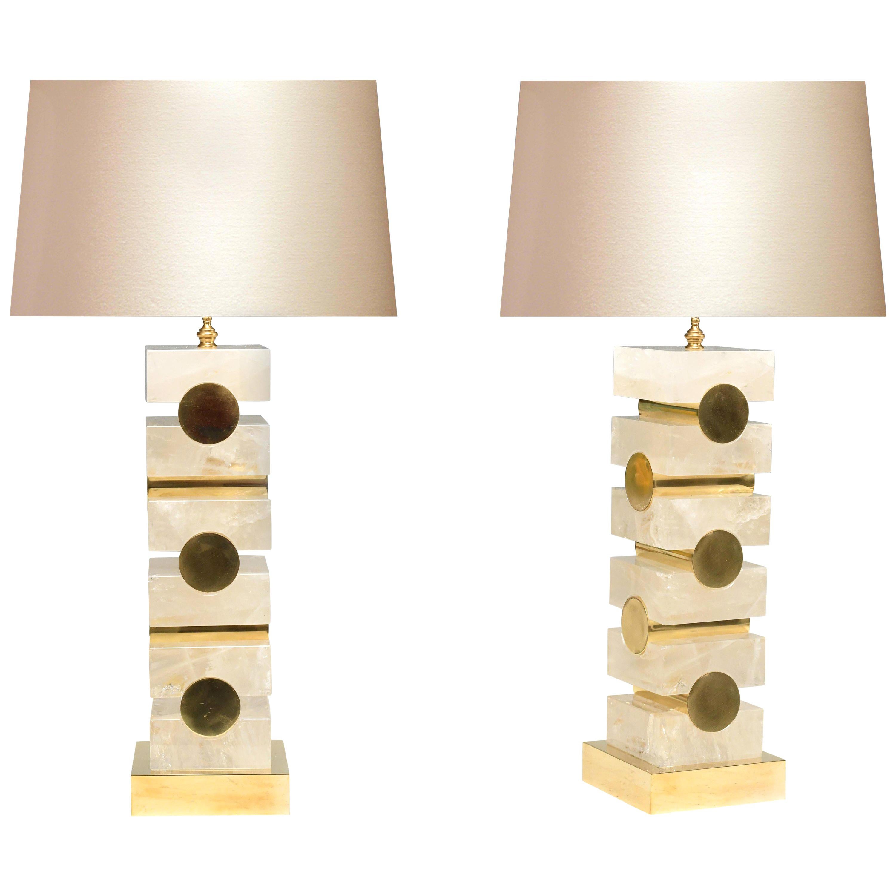 HH1 Rock Crystal Lamps by Phoenix