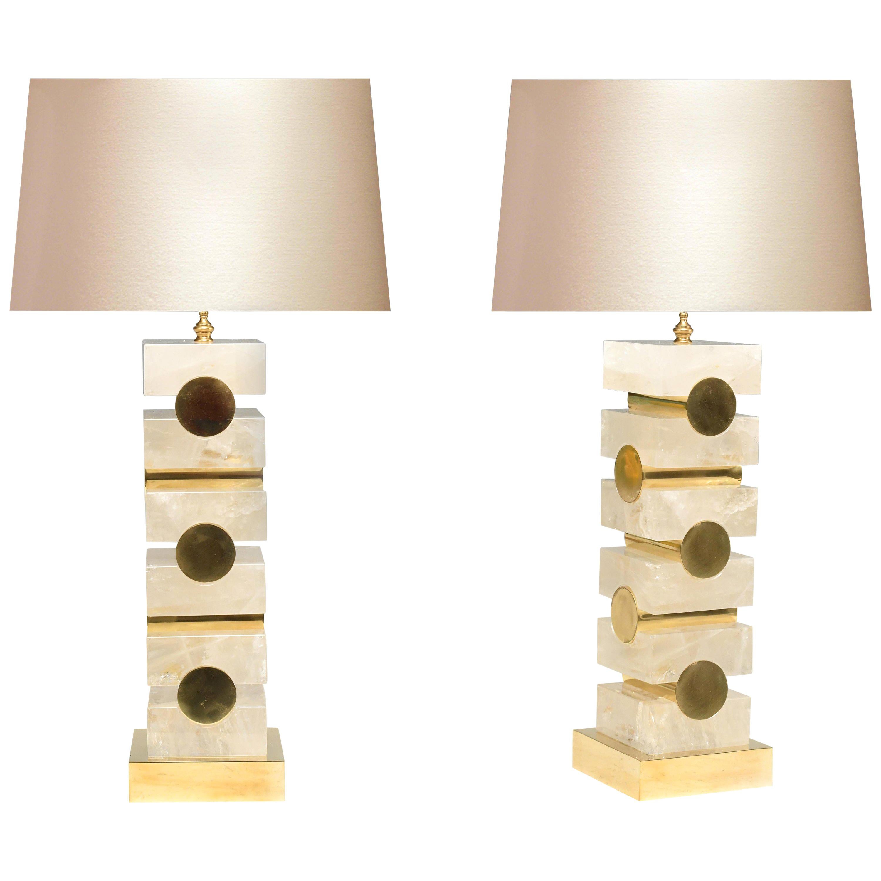 HH1 Rock Crystal Lamps by Phoenix
