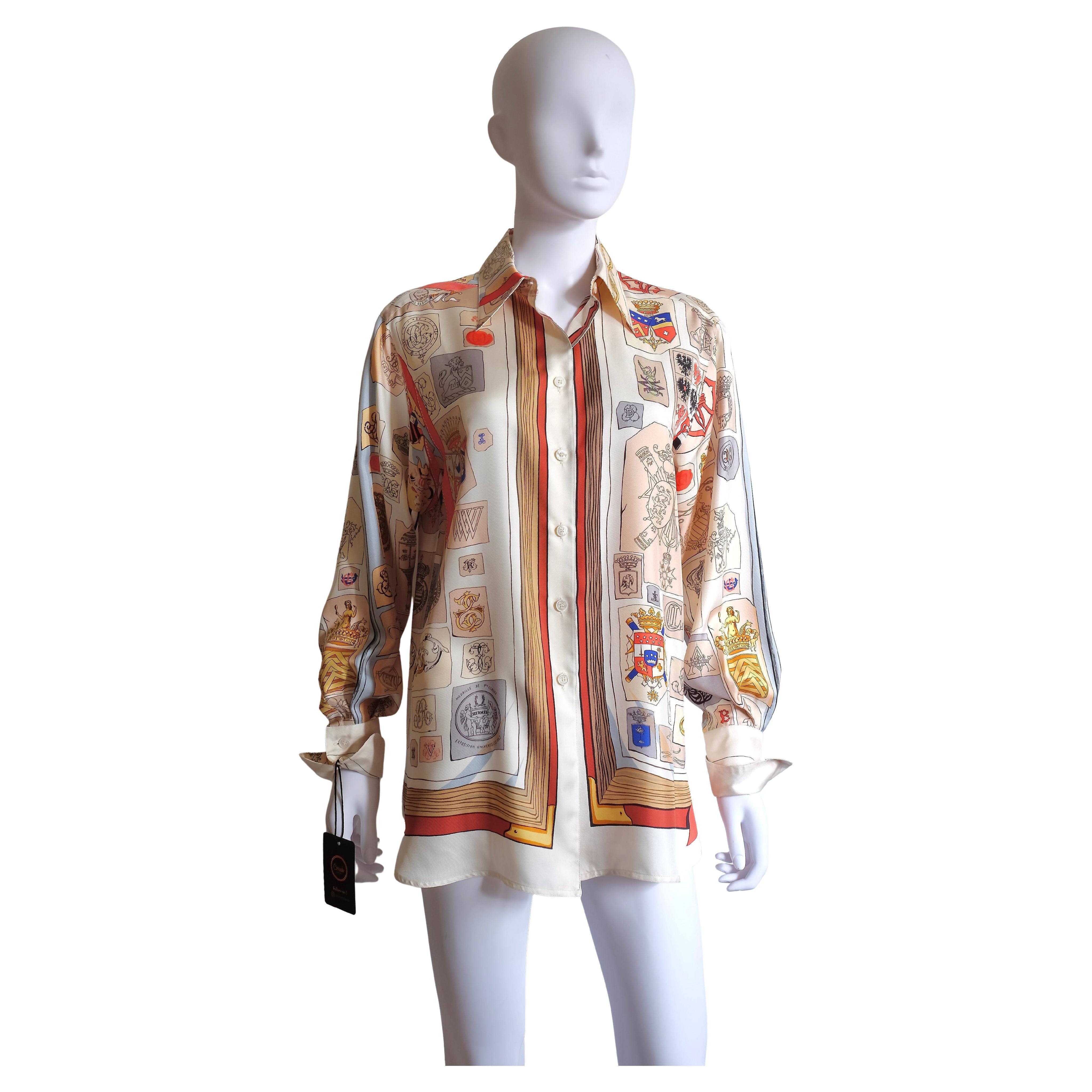 HHERMÈS - Camisa de seda
