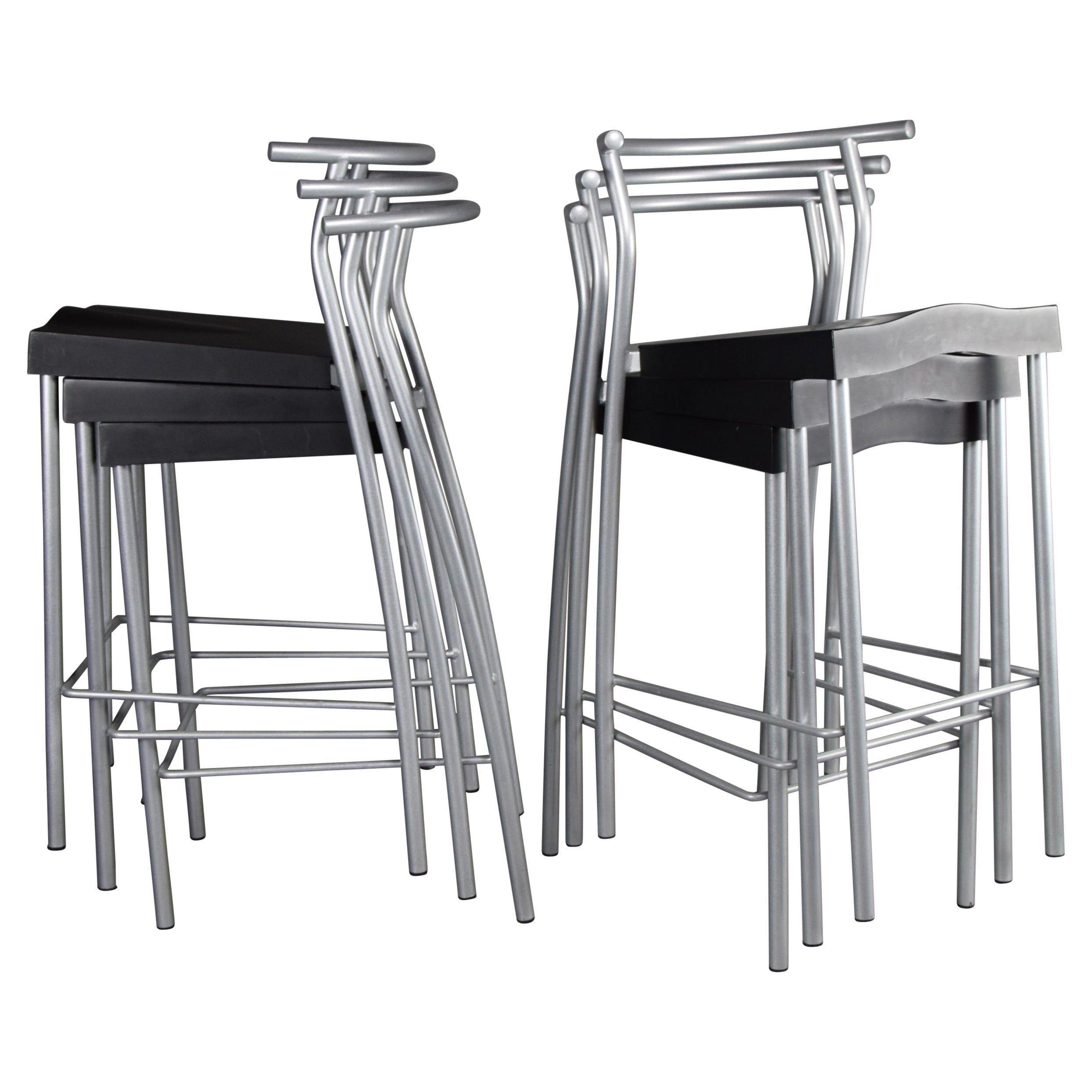 Hi-Glob Philippe Starck Bar Stools for Kartell, Italy, 1993