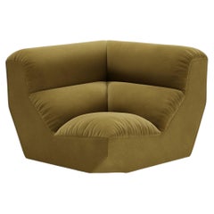 Hi Lo AV55 Corner Module, Kvadrat/Mylla 0971 Fabric by Anderssen & Voll, for &T