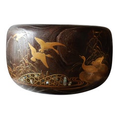 Hibachi (Hand-Warmer Brazier), Meiji Period, Paulownia Wood