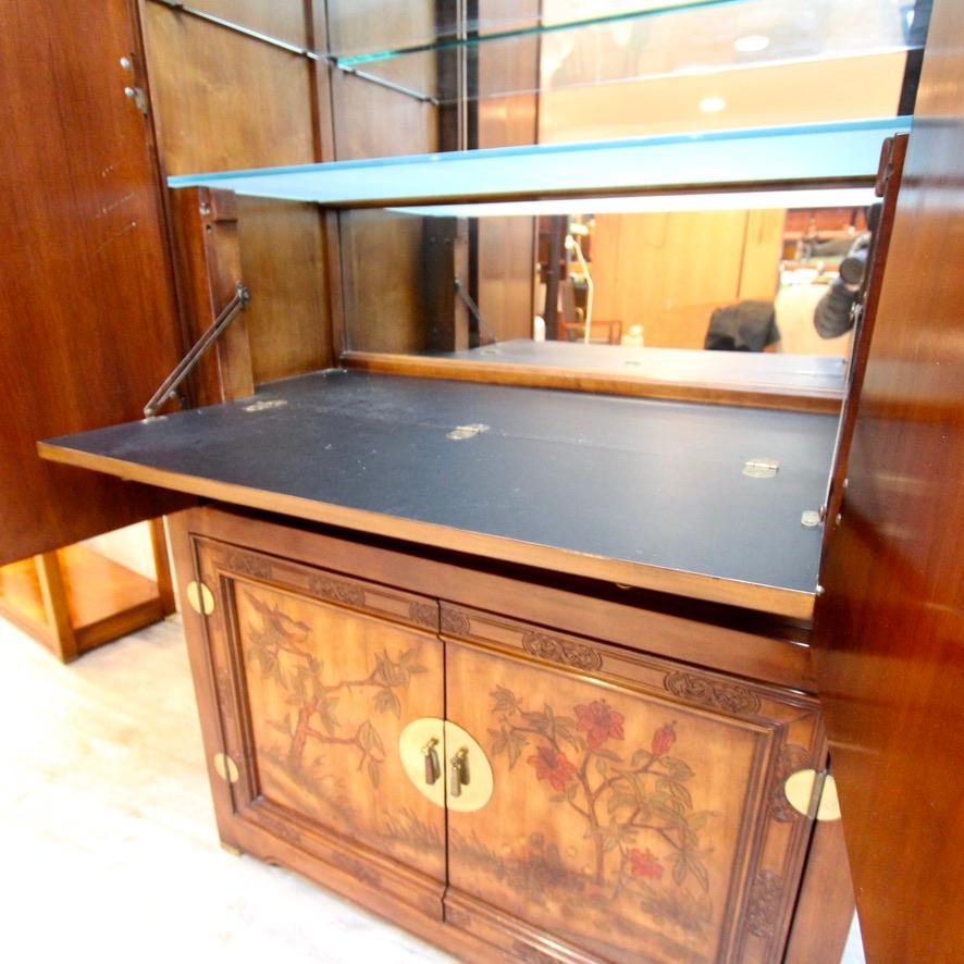 American Hibriten Asian Influence Bar/Server Cabinet For Sale