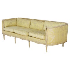 Hibriten Bernhardt French Louis XVI Style Bergère Sofa 20thC