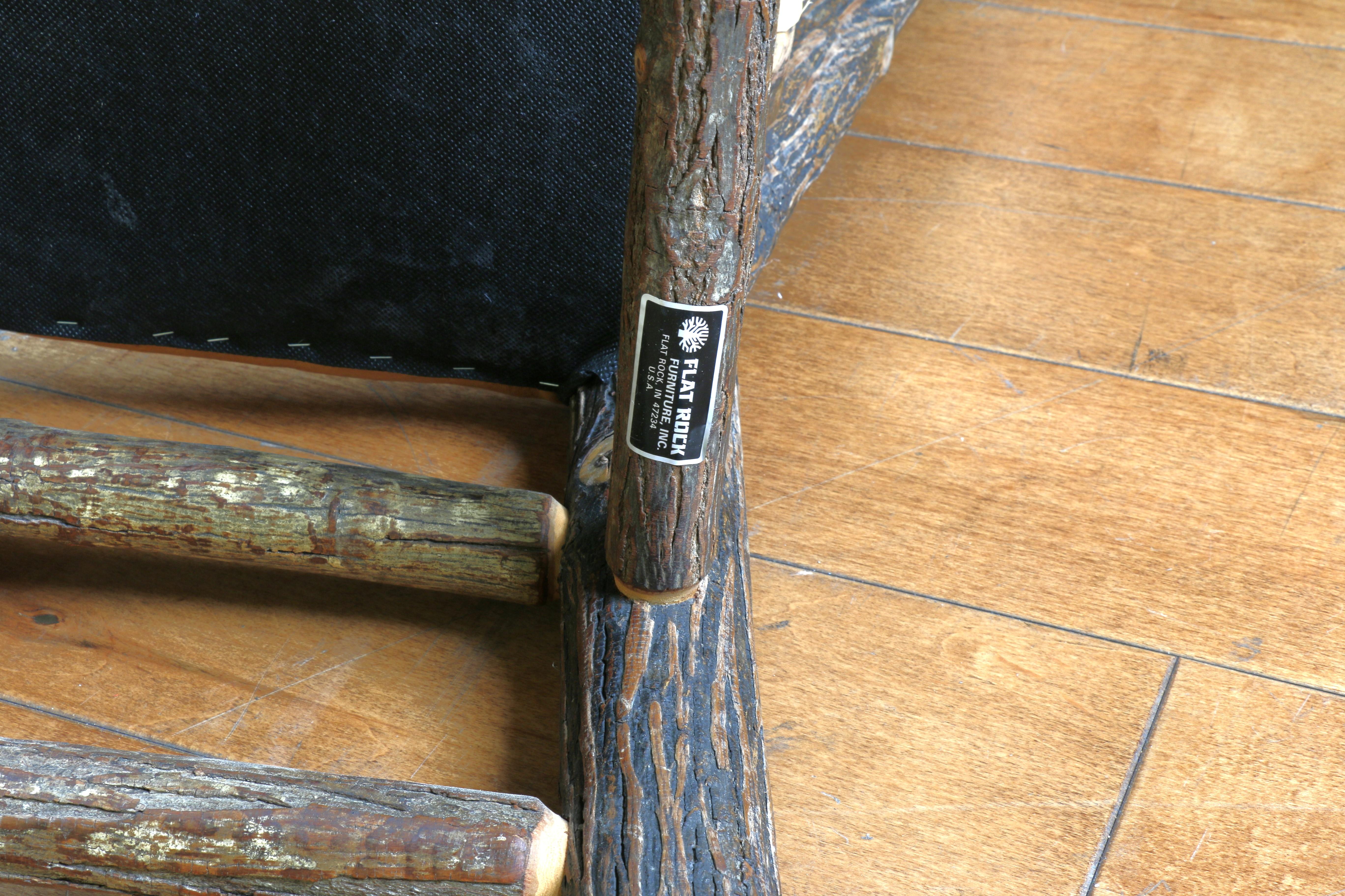 Panca in stile capanna in Hickory in vendita 1