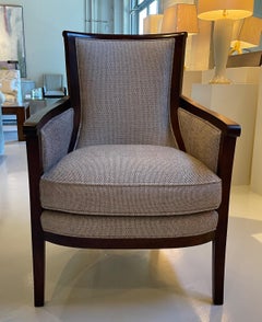 Hickory Chair Breck Chair with Exposed Wood Frame