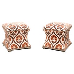 HICKORY CHAIR Charles Hassocks Ottomans - Pair