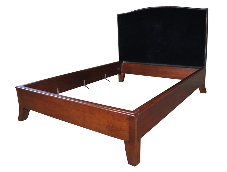 Hickory Chair Co. Chelsea Queen Size Bed 202815 Nailhead Oxford Black