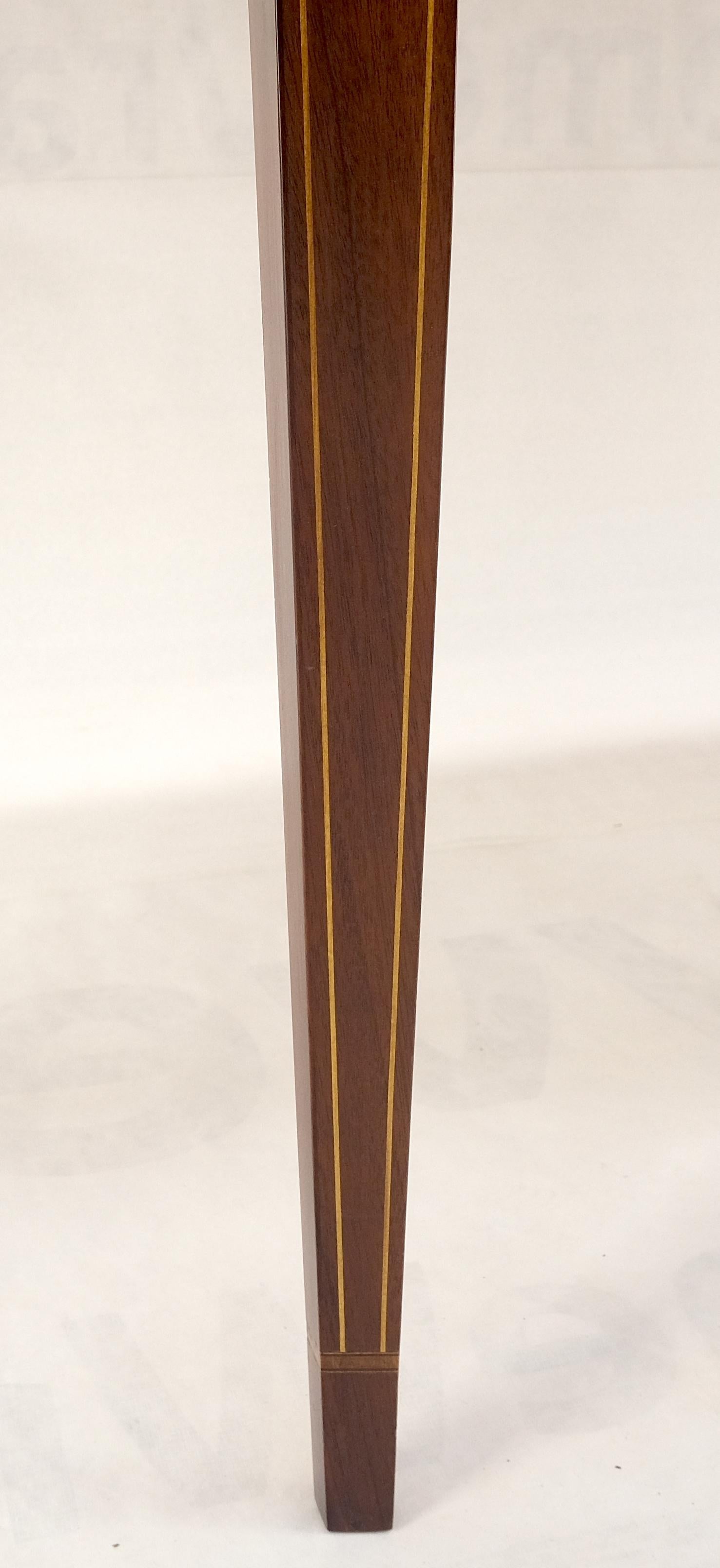 Hickory Chair Crotch Mahogany Serpentine Front Tapered Leg Inlaid Sideboard MINT 4