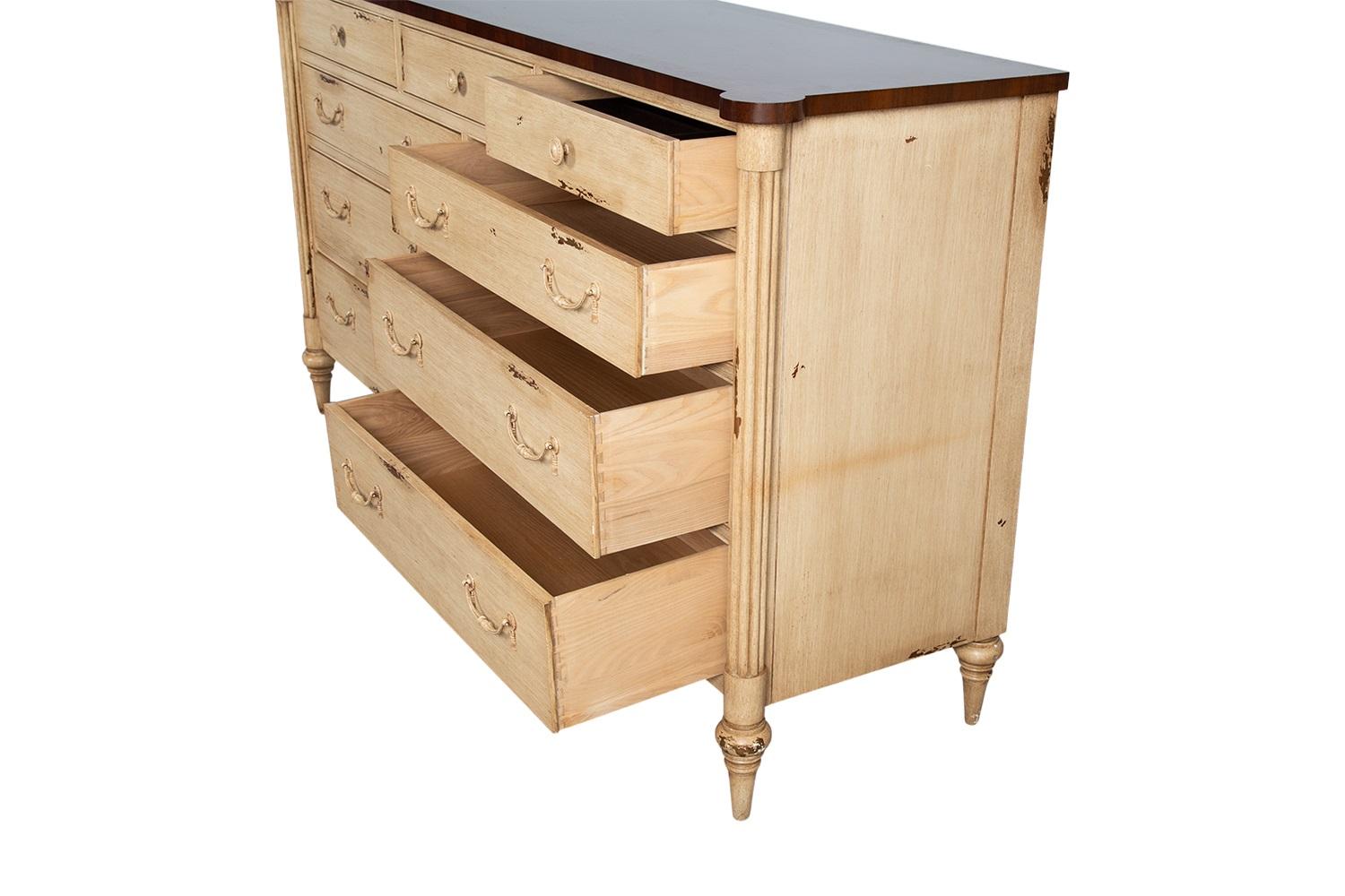 Hickory Chair Dresser Left Bank Collection In Fair Condition For Sale In Baltimore, MD