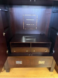 Hickory Chair Furniture Designed by Thomas O’Brien Large Media Cabinet Armoire