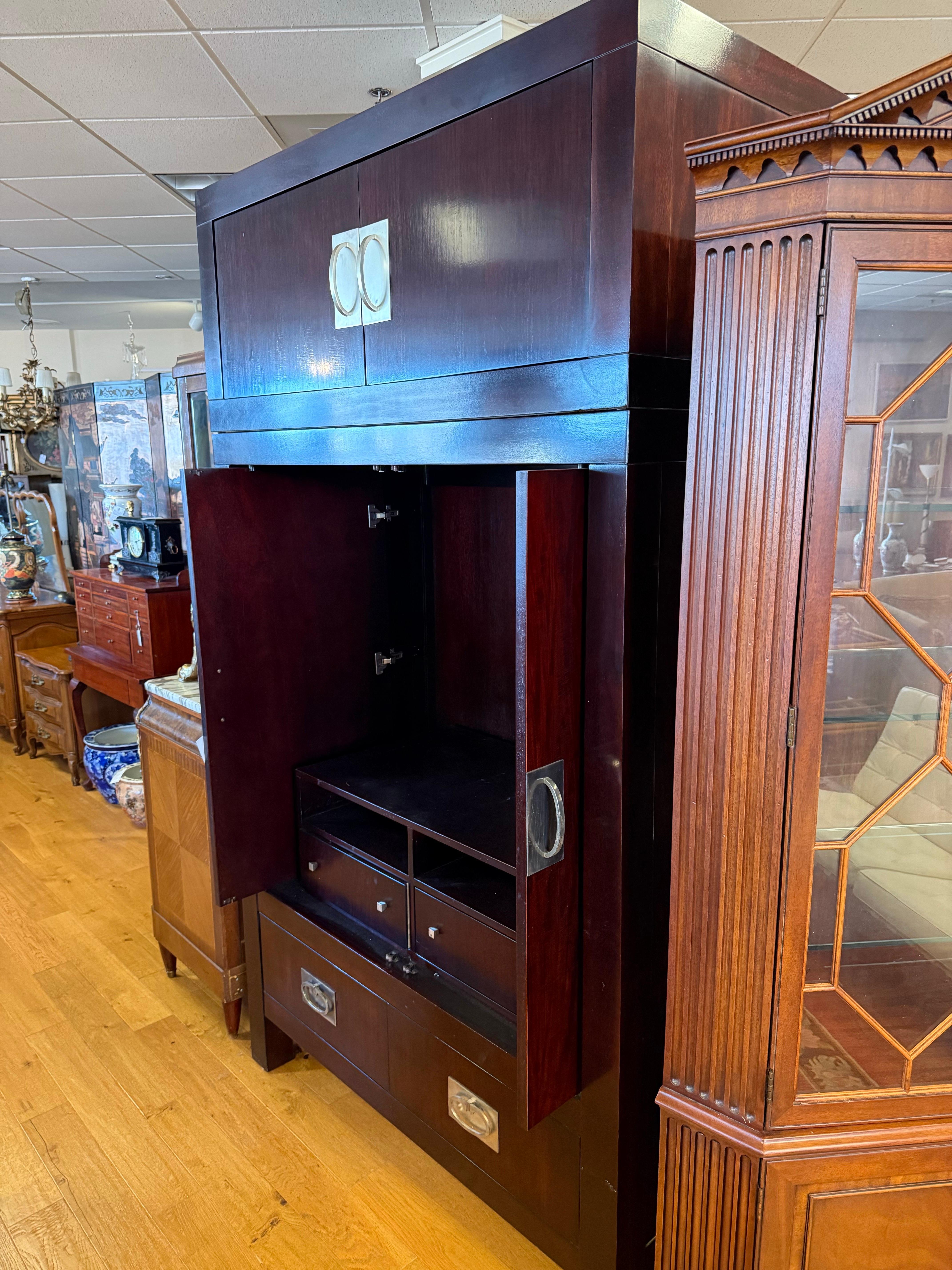 Hickory Chair Furniture Entworfen von Thomas O'Brien Großer Medienschrank Armoire 1