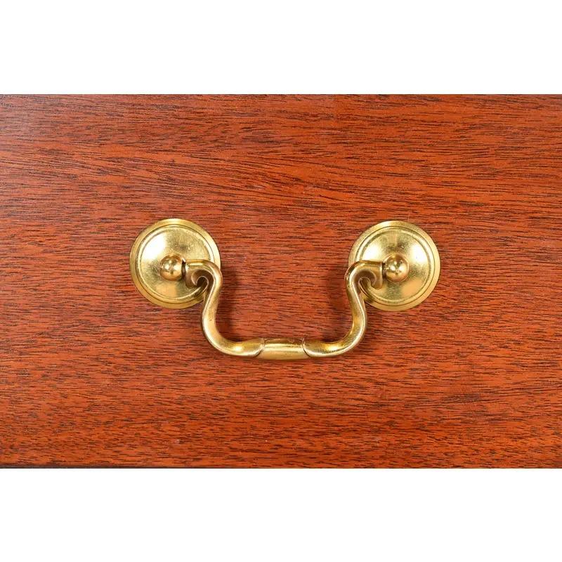 Hickory-Stuhl georgianisch geschnitzt Mahagoni Highboy Kommode im Angebot 2