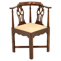 Retro HICKORY CHAIR Georgian Mahogany Corner Chair
