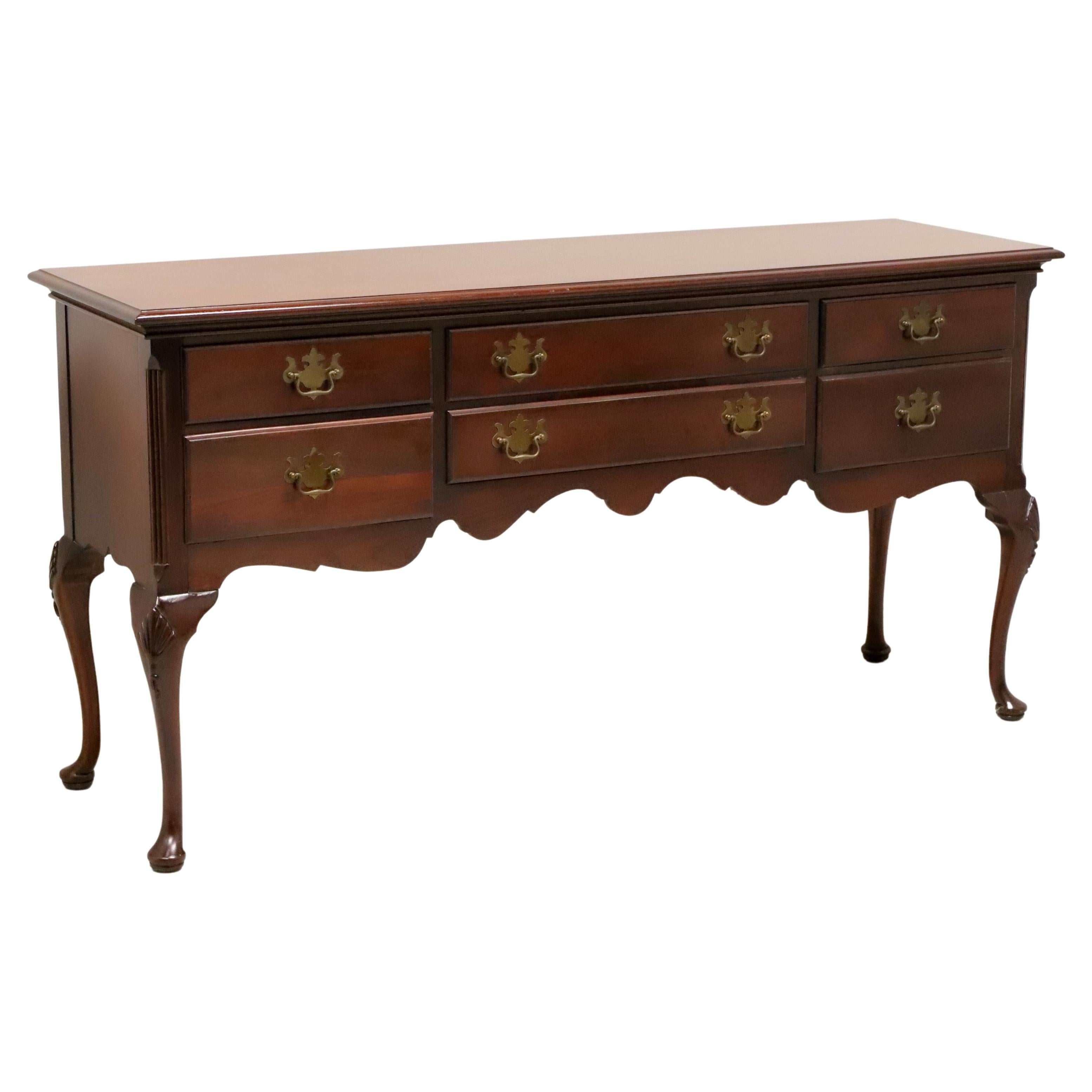 HICKORY CHAIR James River Plantations Mahogany Queen Anne Huntboard Sideboard For Sale