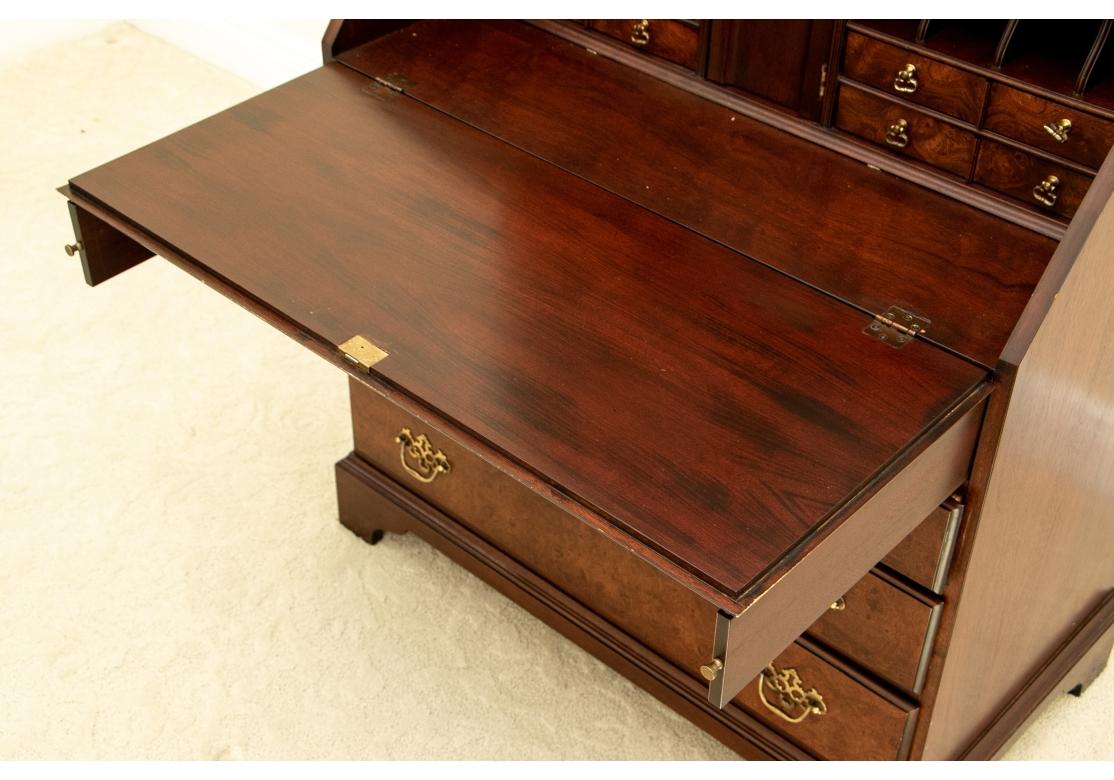 Hickory Chair Historical James River Plantations Mahogany Secretary Bookcase For Sale 4