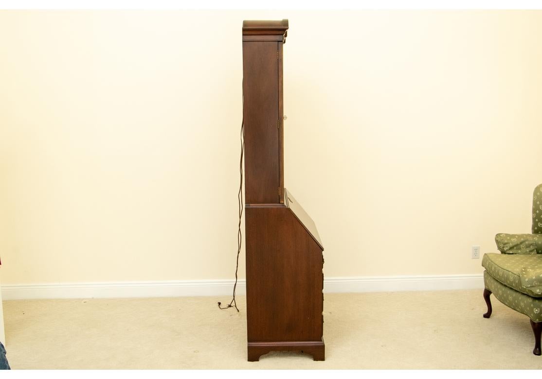 Hickory Chair Historical James River Plantations Mahogany Secretary Bookcase For Sale 8