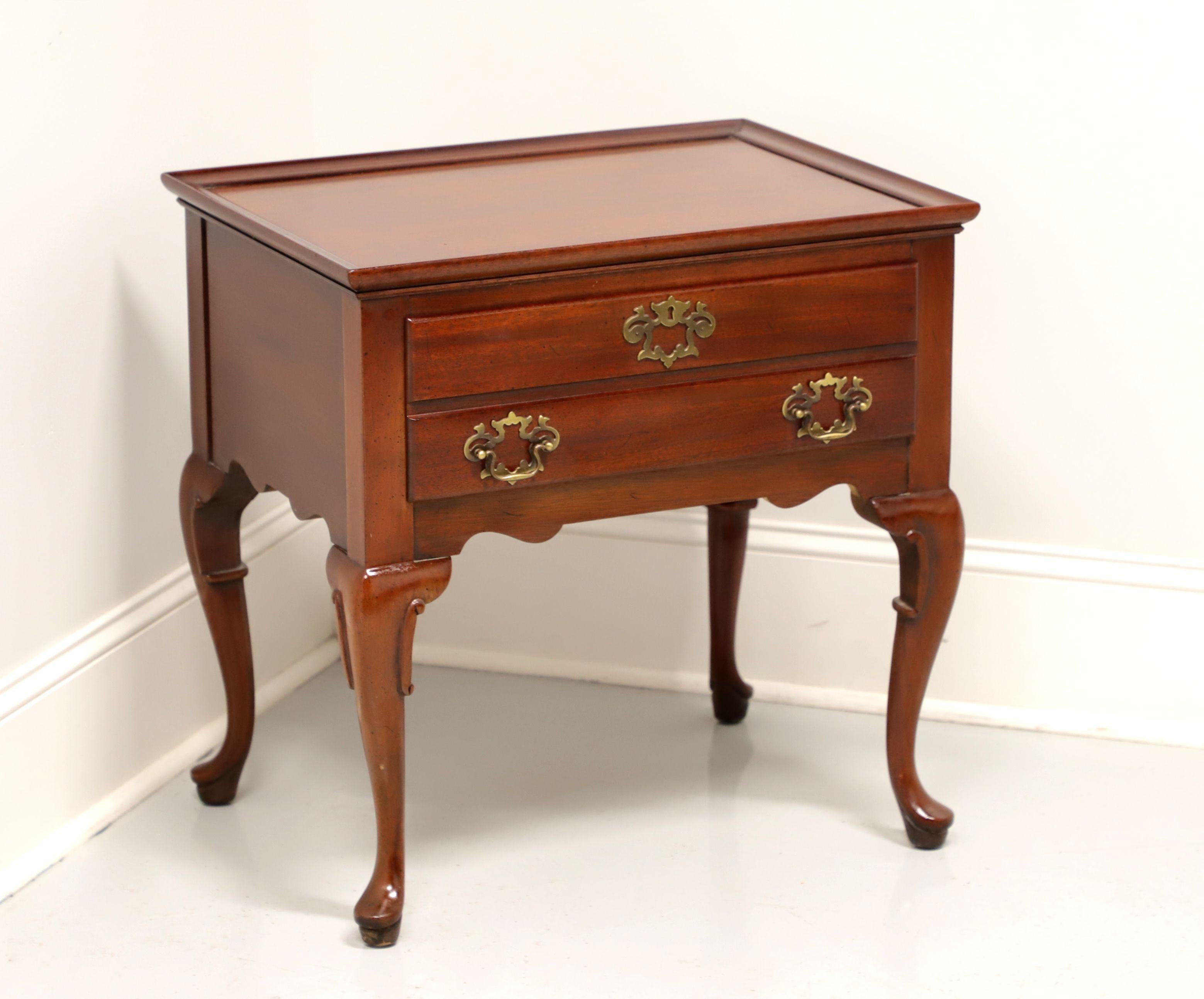 HICKORY CHAIR James River Mahogany Queen Anne Nightstand / Accent Side Table - B 5