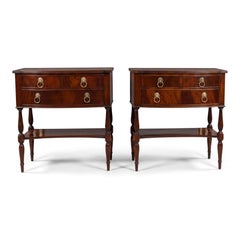 Hickory Chair James River Plantation Collection Mahogany Chests Side Tables Pair
