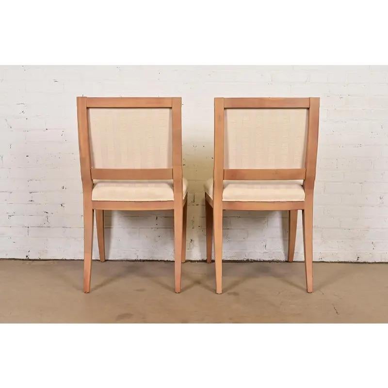 Chaise Hickory Klismos ou chaises de salle à manger Louis XVI de style Régence française, paire en vente 5