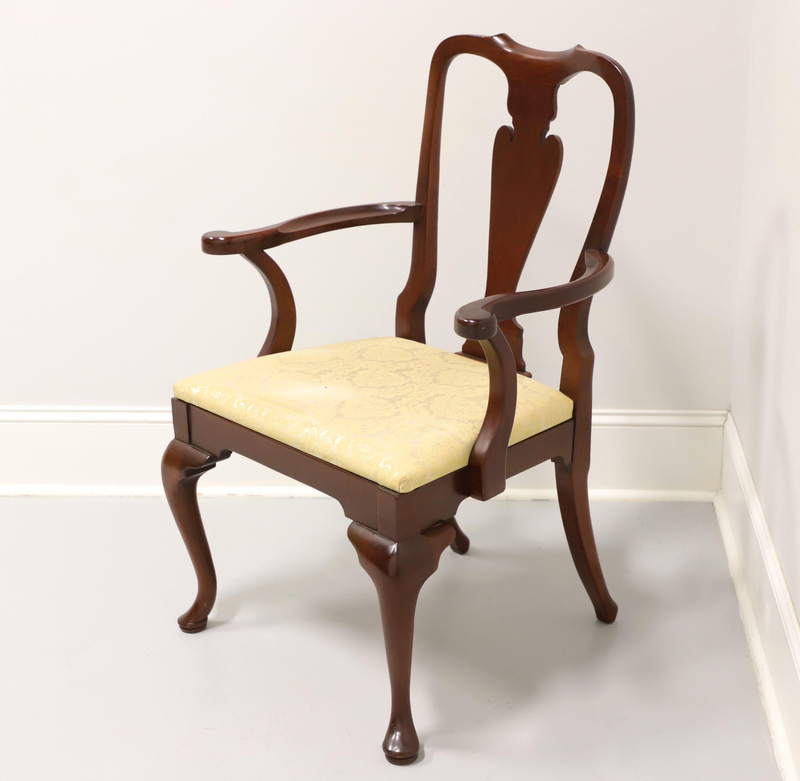 American HICKORY CHAIR Mahogany Queen Anne Dining Armchair