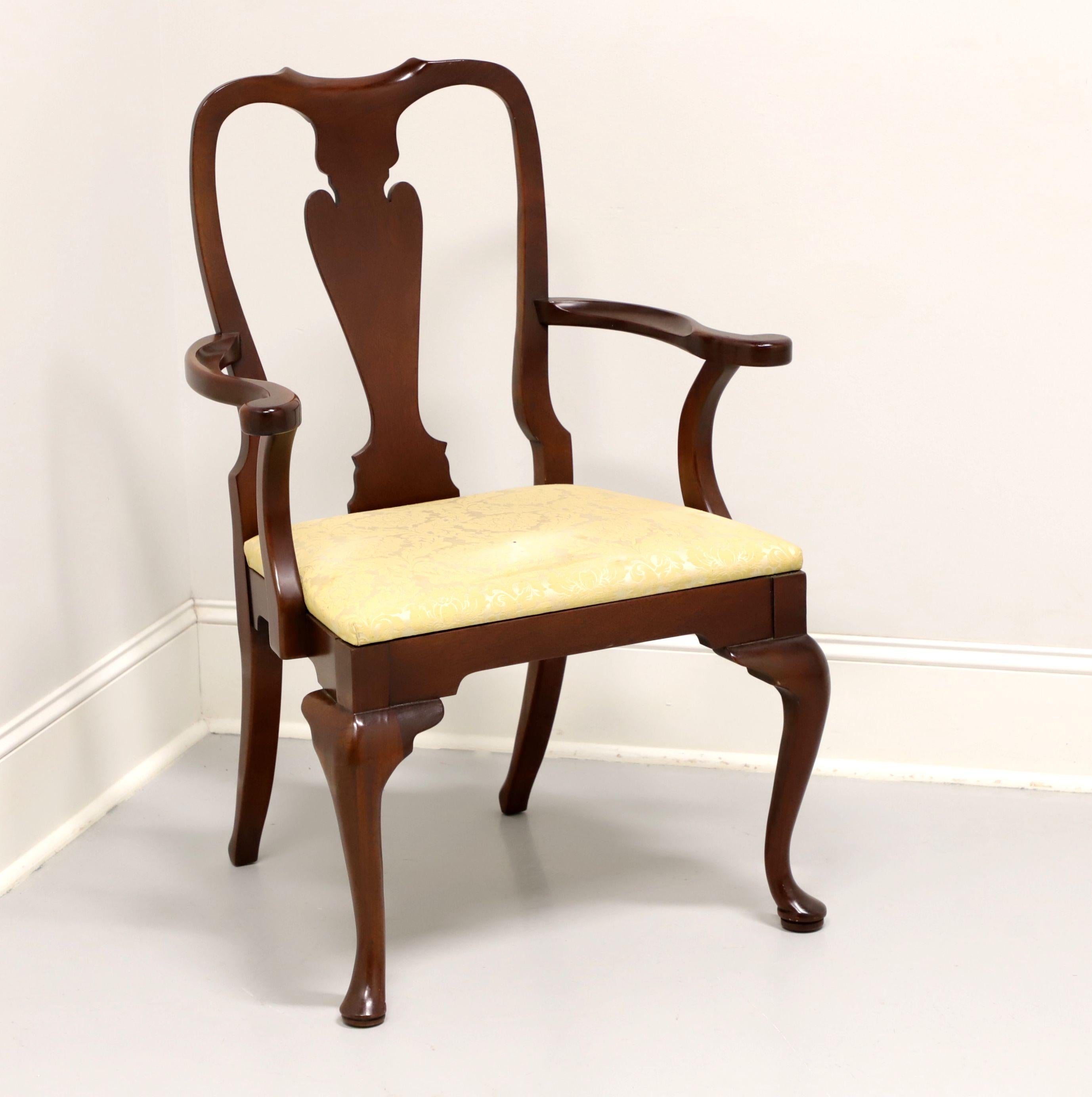 HICKORY CHAIR Mahogany Queen Anne Dining Armchair 3