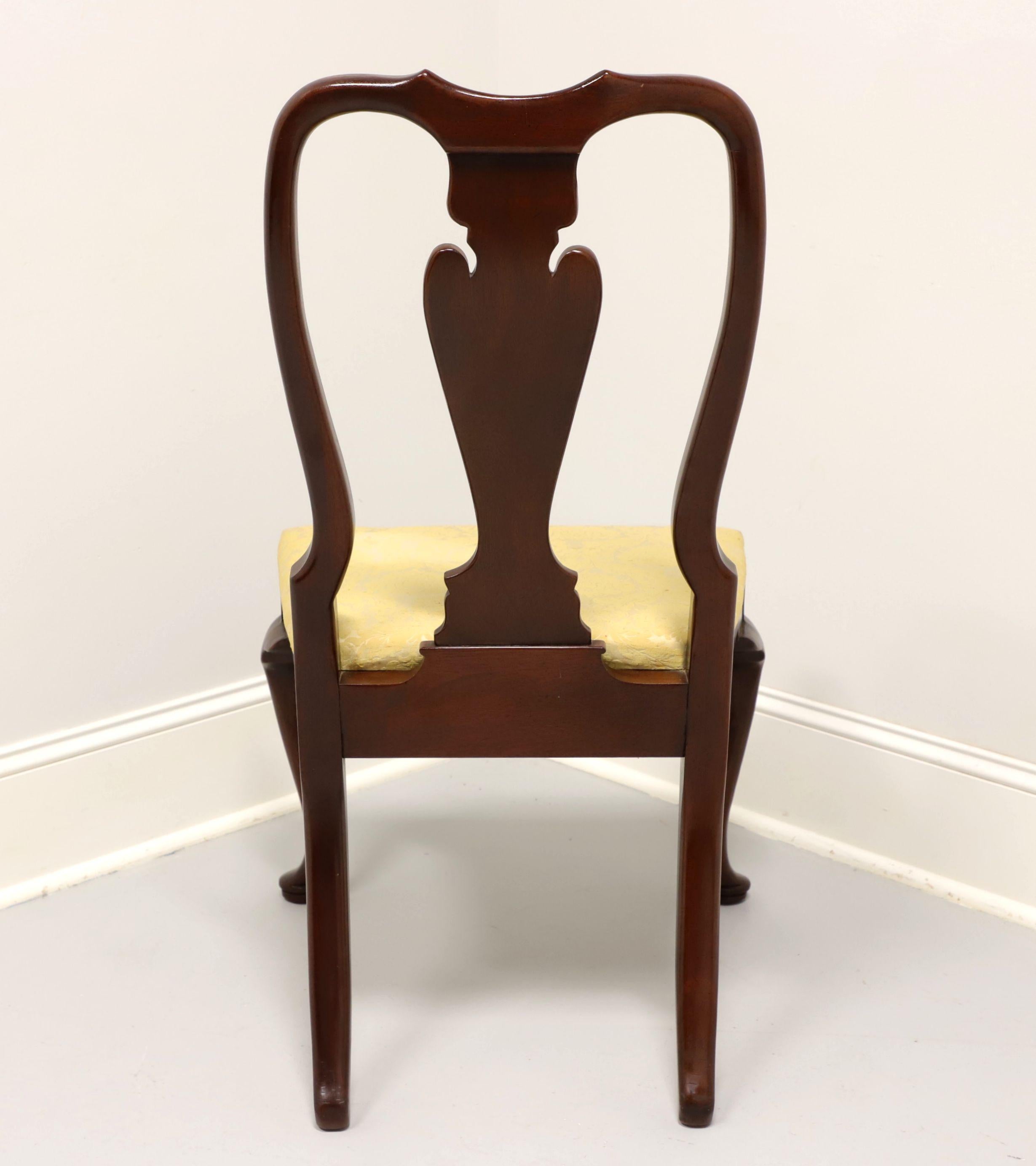 American HICKORY CHAIR Mahogany Queen Anne Dining Side Chair
