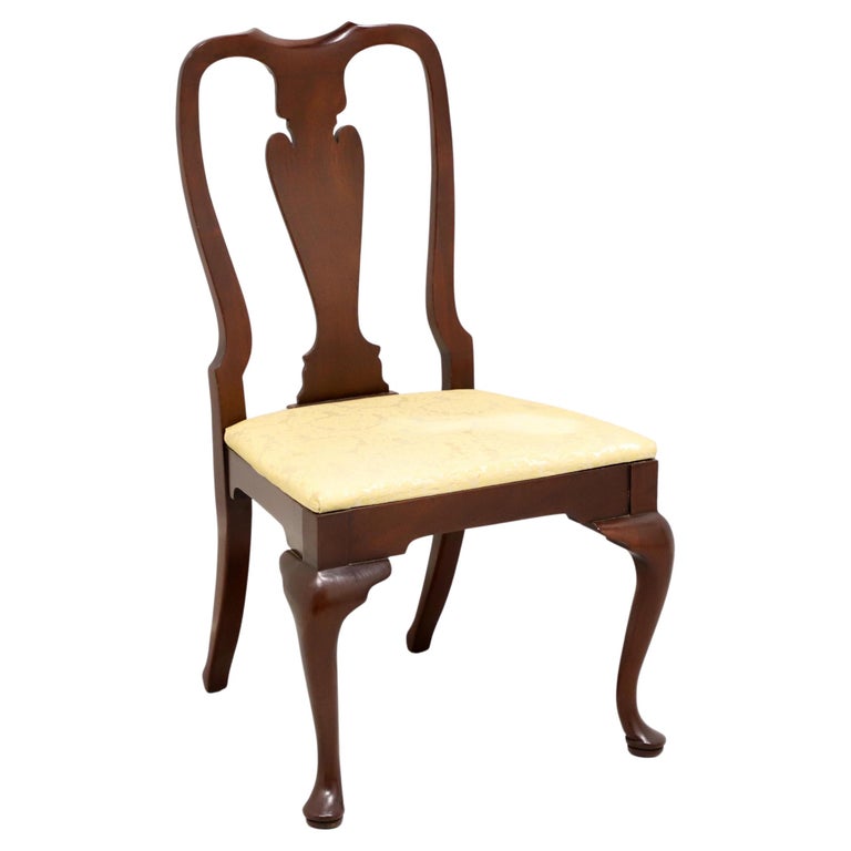 HICKORY CHAIR Mahogany Queen Anne Dining Side Chair For Sale at 1stDibs