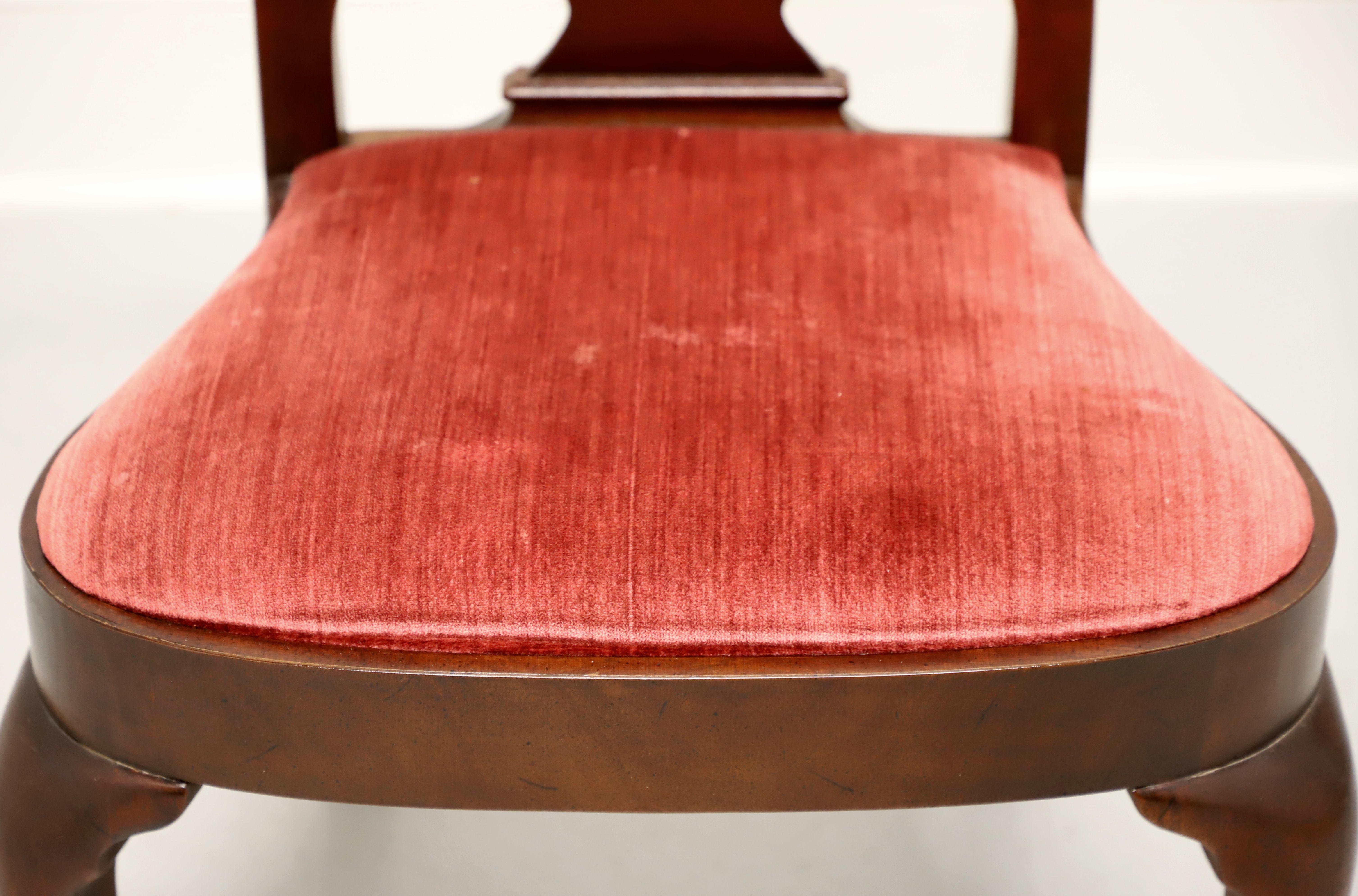 HICKORY CHAIR Mahogany Queen Anne Dining Side Chairs - Pair B 1