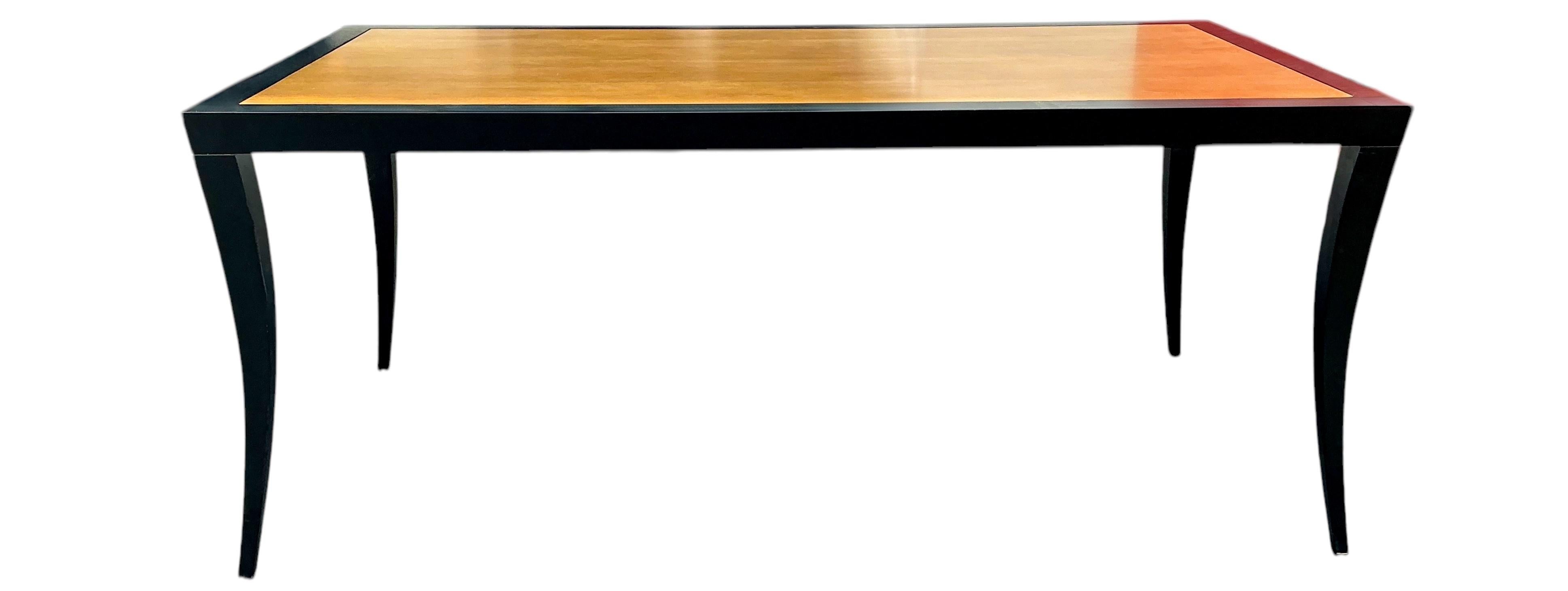 Hickory Chair Modern Saber Leg Dining Table Or Desk W/ Saber Leg - James River (Moderne) im Angebot