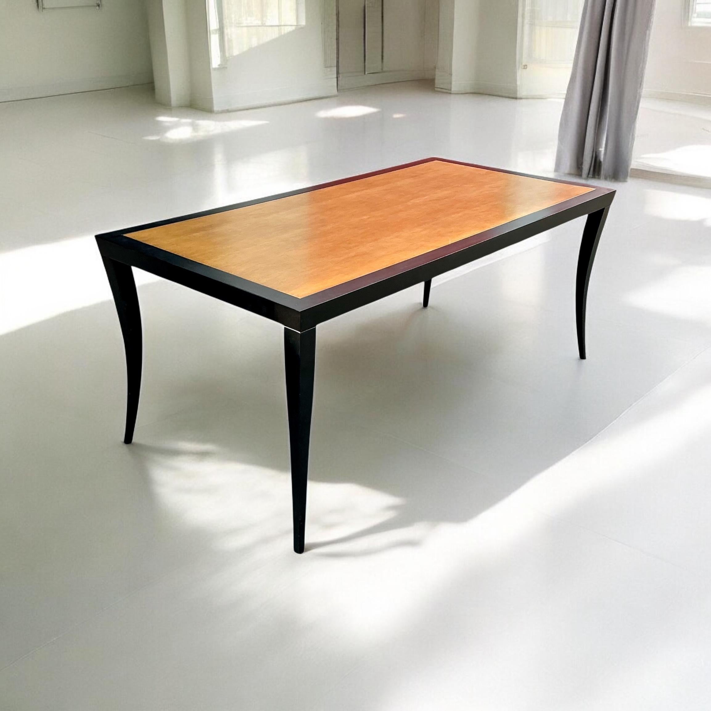 Hickory Chair Modern Saber Leg Dining Table Or Desk W/ Saber Leg - James River im Zustand „Gut“ im Angebot in Kennesaw, GA