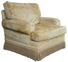Hickory Chair Oversize Upholstered Rolled Arm Library Club Down Filled