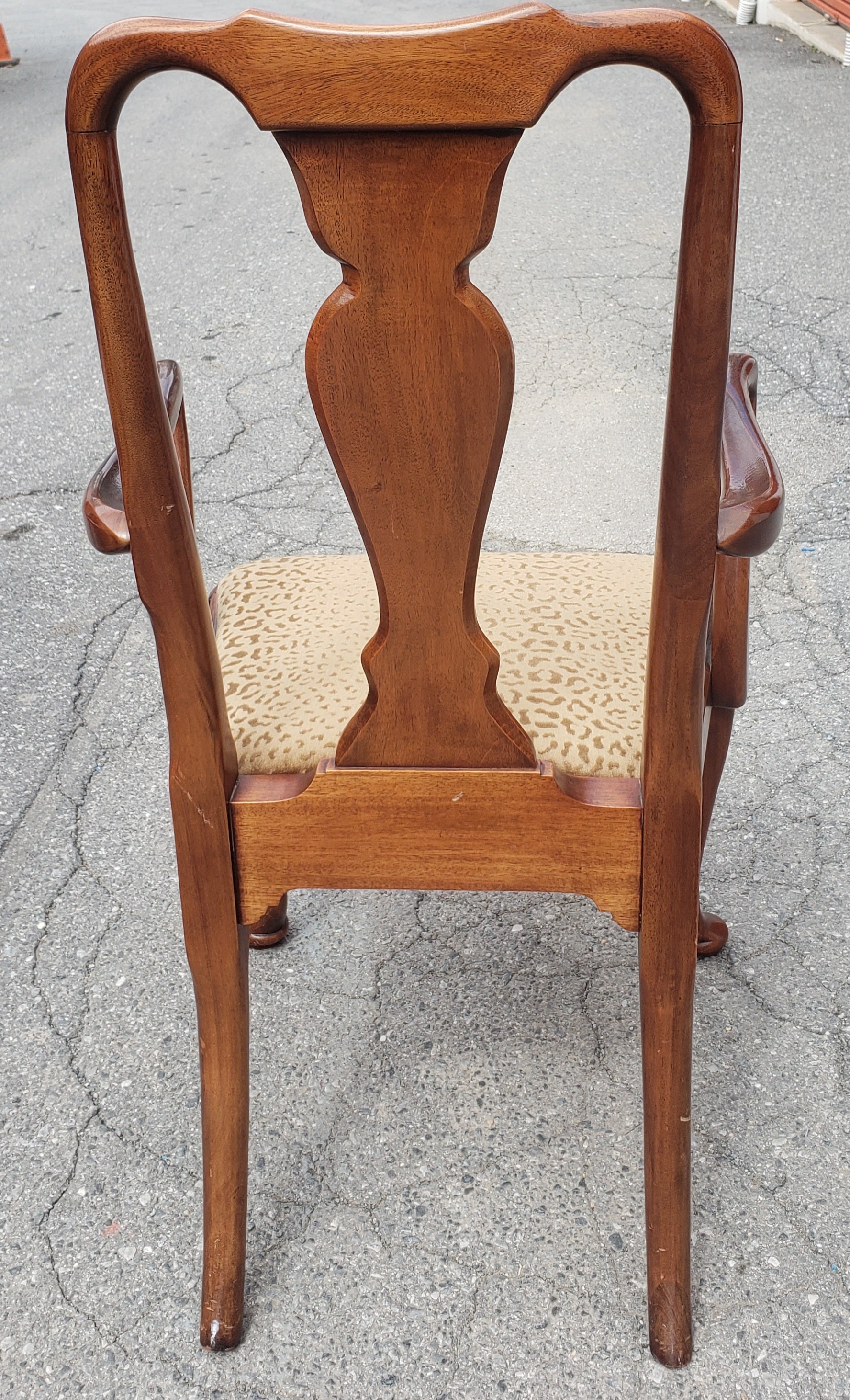 Hickory Chair Queen Anne Mahogany Dinning Chairs, A Set 6