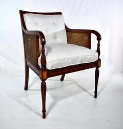Hickory Chair Regency Style Double Caned Chair
