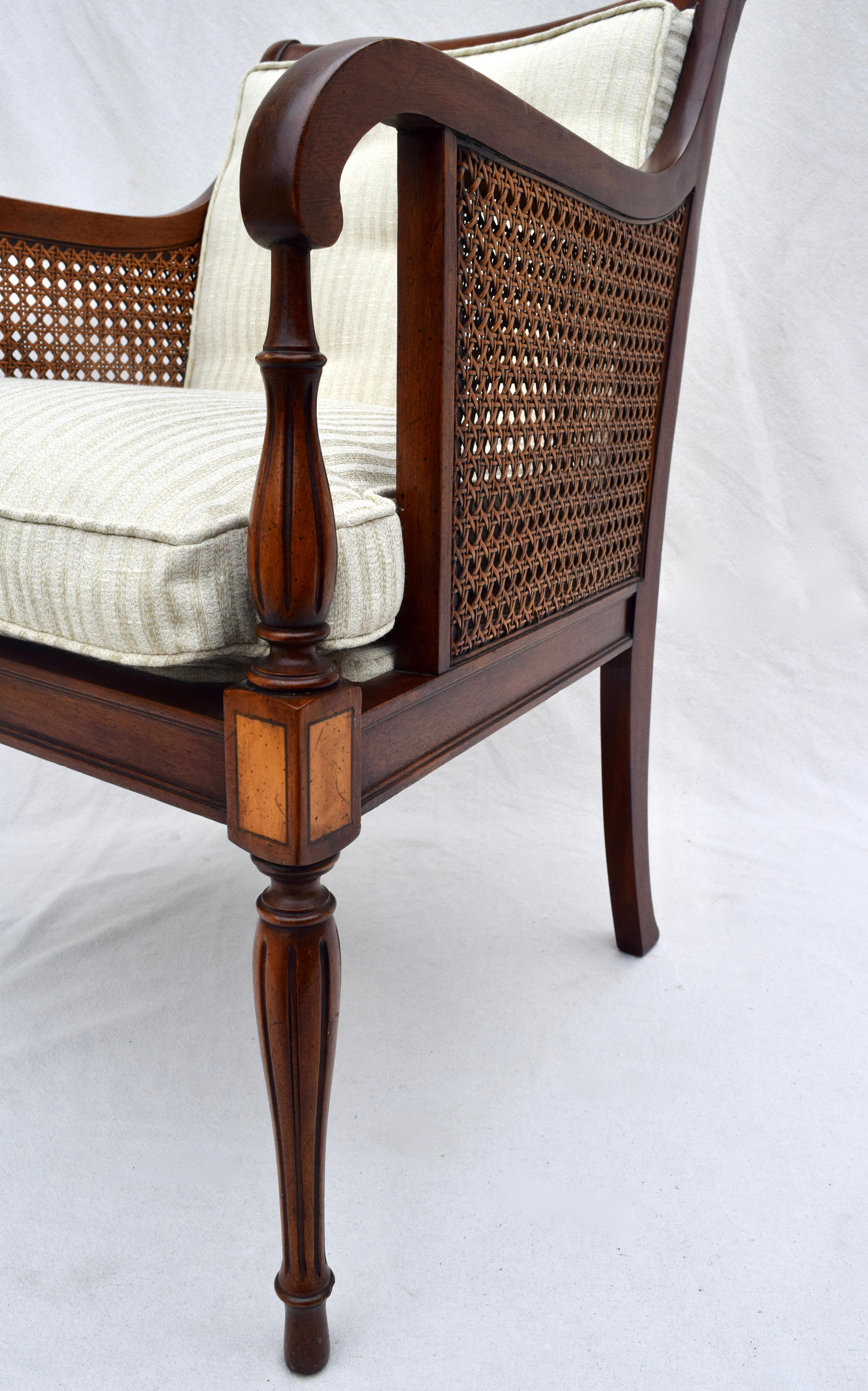 Hickory Chair Regency Style Double Caned Chairs 5