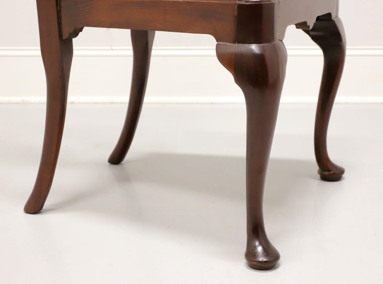 HICKORY CHAIR Solid Mahogany Queen Anne Style Dining Side Chairs - Pair ...